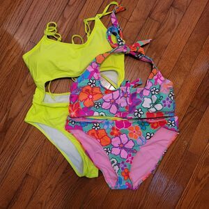 No Boundaries & Shein Swimsuit Lot Of 2 Womens Size XL (Bikini & Monokini)